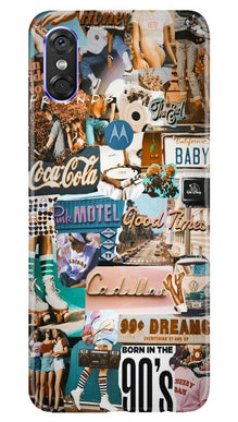 Vintage Design Mobile Back Case for Moto One (Design - 284)