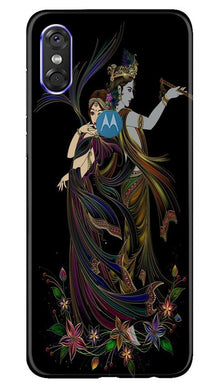Radha Krishna Mobile Back Case for Moto P30 Play (Design - 290)