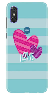 Love Mobile Back Case for Moto One (Design - 299)