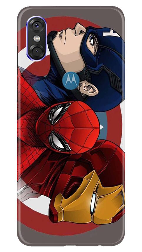 Superhero Mobile Back Case for Moto One (Design - 311)