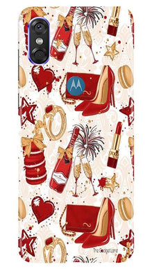 Girlish Mobile Back Case for Moto P30 Play (Design - 312)