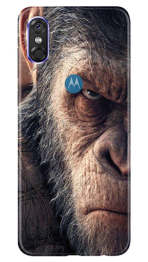 Angry Ape Mobile Back Case for Moto One (Design - 316)
