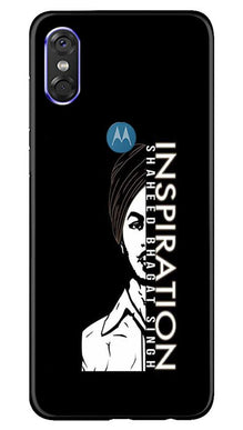 Bhagat Singh Mobile Back Case for Moto P30 Play (Design - 329)