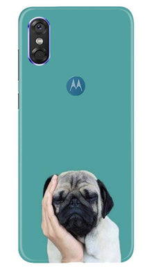 Puppy Mobile Back Case for Moto P30 Play (Design - 333)