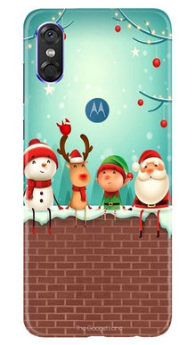 Santa Claus Mobile Back Case for Moto P30 Play (Design - 334)