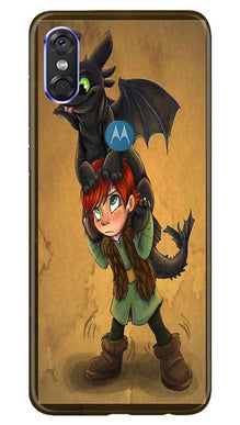 Dragon Mobile Back Case for Moto One (Design - 336)