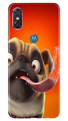 Dog Mobile Back Case for Moto P30 Play (Design - 343)