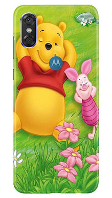 Winnie The Pooh Mobile Back Case for Moto One (Design - 348)