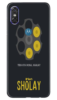 Sholay Mobile Back Case for Moto P30 Play (Design - 356)