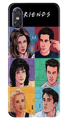 Friends Mobile Back Case for Moto P30 Play (Design - 357)