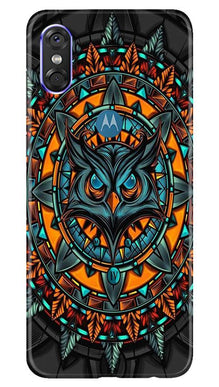 Owl Mobile Back Case for Moto One (Design - 360)