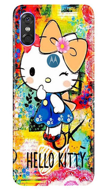 Hello Kitty Mobile Back Case for Moto P30 Play (Design - 362)