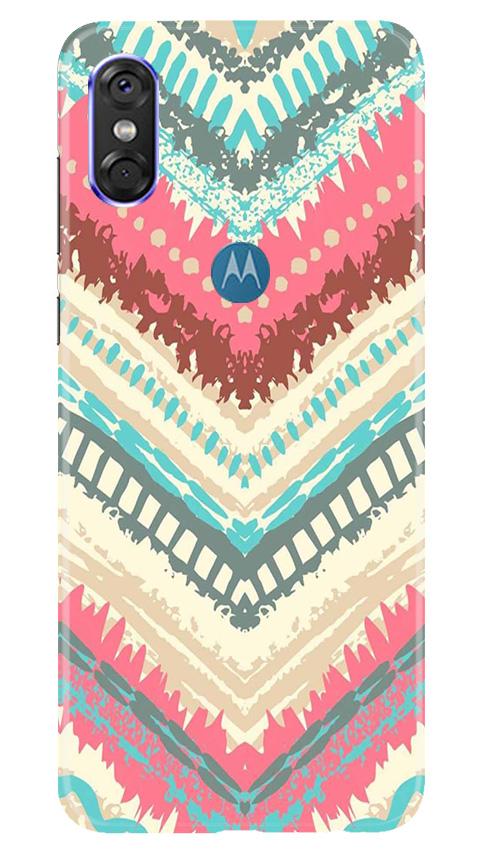 Pattern Mobile Back Case for Moto One (Design - 368)