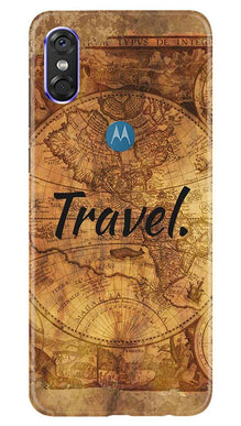 Travel Mobile Back Case for Moto One (Design - 375)