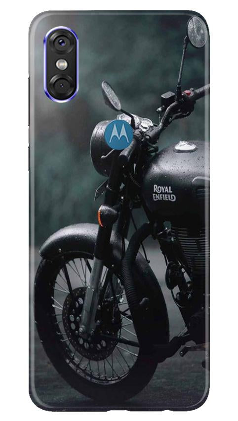 Royal Enfield Mobile Back Case for Moto One (Design - 380)