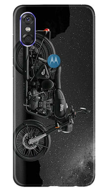 Royal Enfield Mobile Back Case for Moto P30 Play (Design - 381)