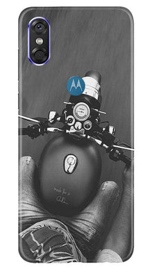 Royal Enfield Mobile Back Case for Moto P30 Play (Design - 382)