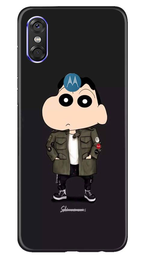Shin Chan Mobile Back Case for Moto One (Design - 391)