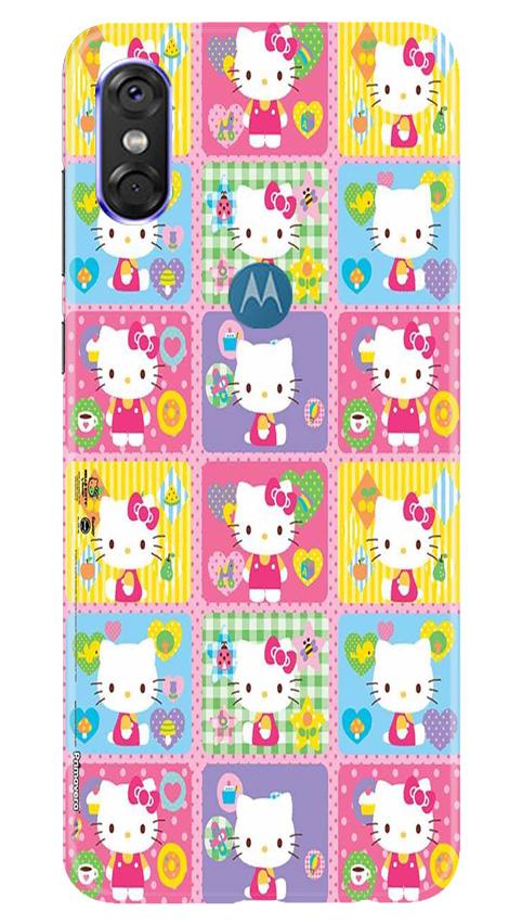 Kitty Mobile Back Case for Moto One (Design - 400)