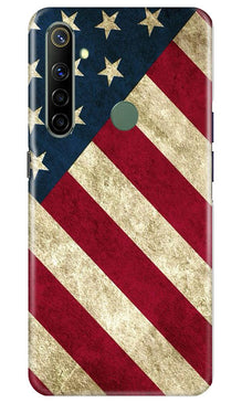 America Mobile Back Case for Realme Narzo 10 (Design - 79)