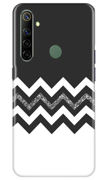 Black white Pattern2Mobile Back Case for Realme Narzo 10 (Design - 83)