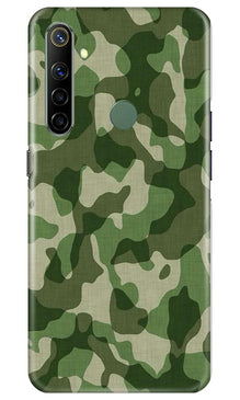 Army Camouflage Mobile Back Case for Realme Narzo 10  (Design - 106)