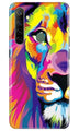 Colorful Lion Case for Realme Narzo 10  (Design - 110)