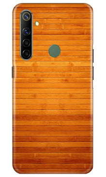 Wooden Look Mobile Back Case for Realme Narzo 10  (Design - 111)