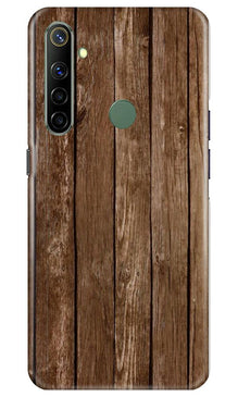Wooden Look Mobile Back Case for Realme Narzo 10  (Design - 112)