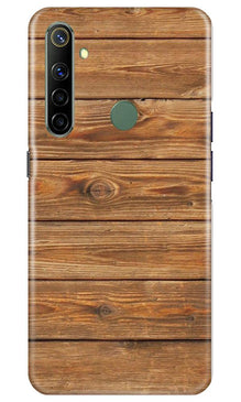 Wooden Look Mobile Back Case for Realme Narzo 10  (Design - 113)