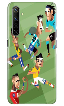 Football Mobile Back Case for Realme Narzo 10  (Design - 166)