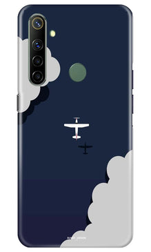 Clouds Plane Mobile Back Case for Realme Narzo 10 (Design - 196)