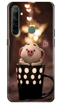 Cute Bunny Mobile Back Case for Realme Narzo 10 (Design - 213)