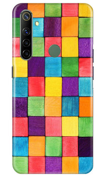 Colorful Square Mobile Back Case for Realme Narzo 10 (Design - 218)