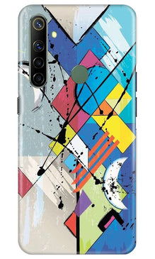 Modern Art Mobile Back Case for Realme Narzo 10 (Design - 235)