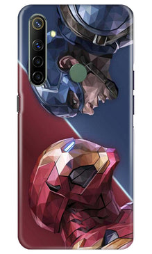 Ironman Captain America Mobile Back Case for Realme Narzo 10 (Design - 245)