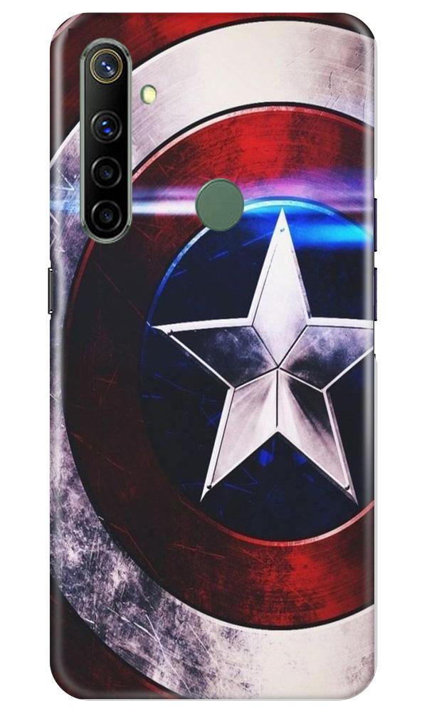 Captain America Shield Case for Realme Narzo 10 (Design No. 250)