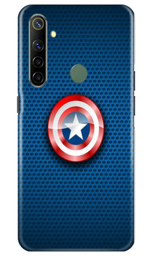 Captain America Shield Mobile Back Case for Realme Narzo 10 (Design - 253)
