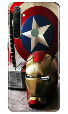 Ironman Captain America Mobile Back Case for Realme Narzo 10 (Design - 254)