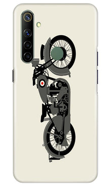 MotorCycle Mobile Back Case for Realme Narzo 10 (Design - 259)