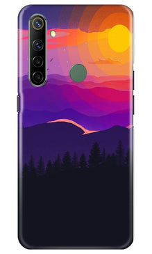 Sun Set Mobile Back Case for Realme Narzo 10 (Design - 279)