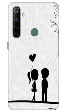 Cute Kid Couple Mobile Back Case for Realme Narzo 10 (Design - 283)