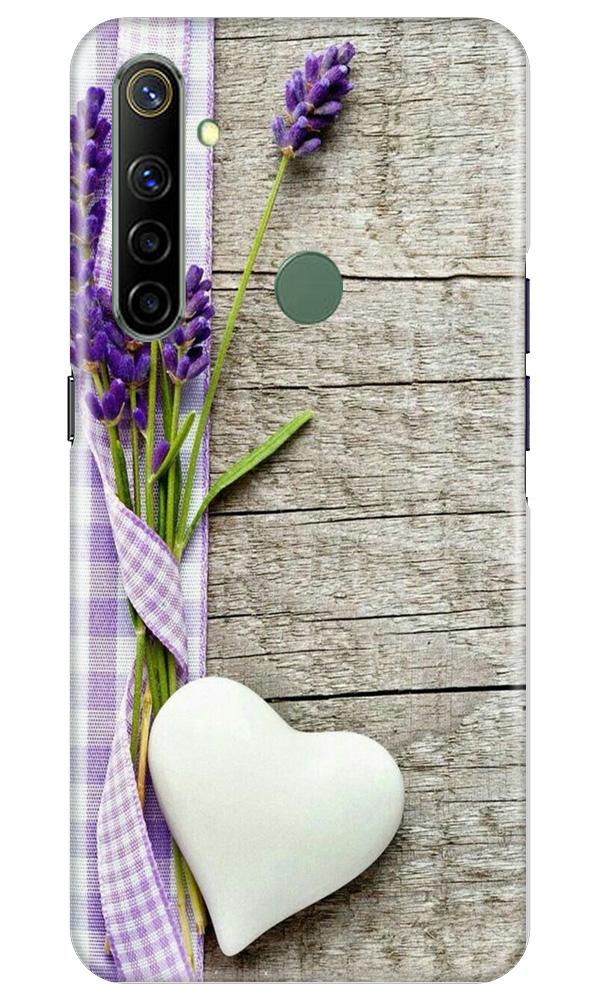 White Heart Case for Realme Narzo 10 (Design No. 298)