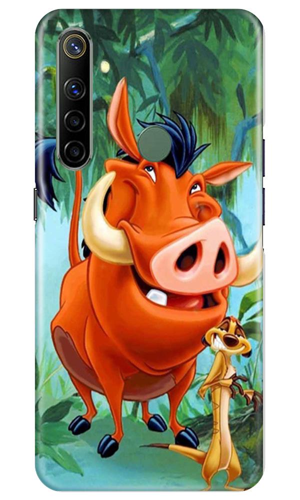 Timon and Pumbaa Mobile Back Case for Realme Narzo 10 (Design - 305)