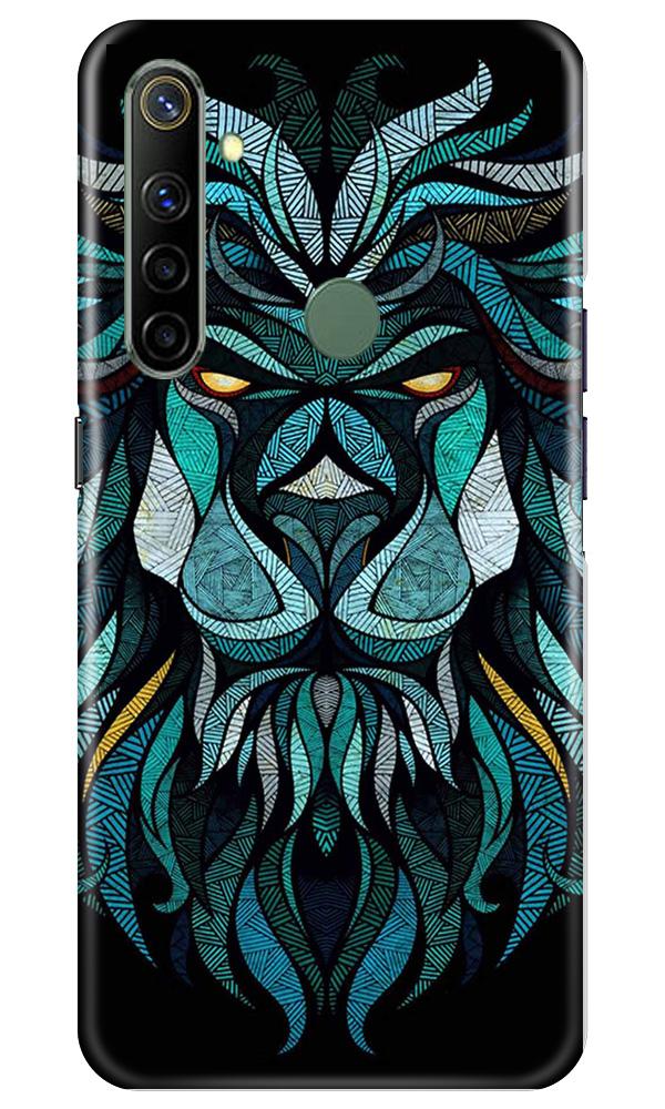 Lion Mobile Back Case for Realme Narzo 10 (Design - 314)