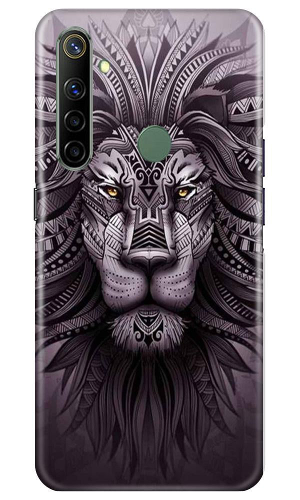 Lion Mobile Back Case for Realme Narzo 10 (Design - 315)