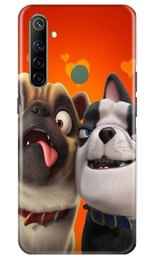 Dog Puppy Mobile Back Case for Realme Narzo 10 (Design - 350)