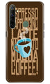 Love Coffee Mobile Back Case for Realme Narzo 10 (Design - 351)