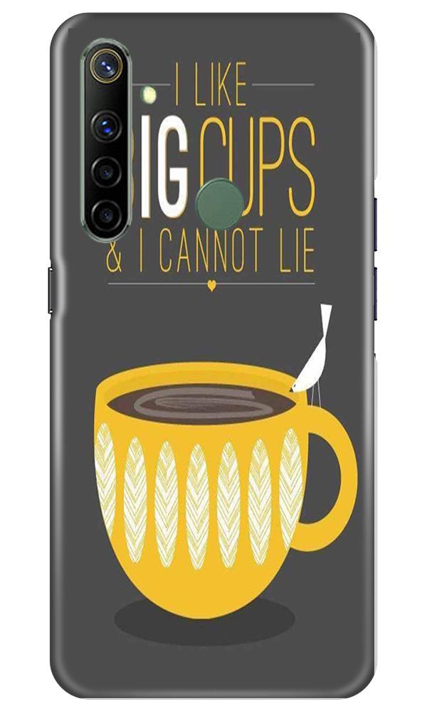 Big Cups Coffee Mobile Back Case for Realme Narzo 10 (Design - 352)