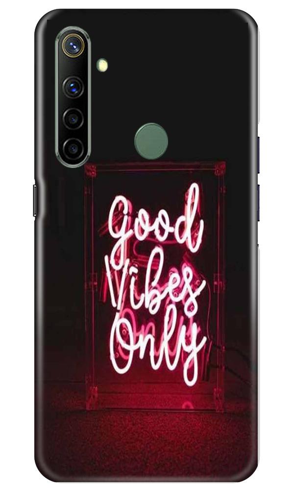 Good Vibes Only Mobile Back Case for Realme Narzo 10 (Design - 354)